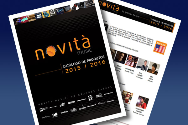 Catálogo de produtos  Novità Music 2015-2016